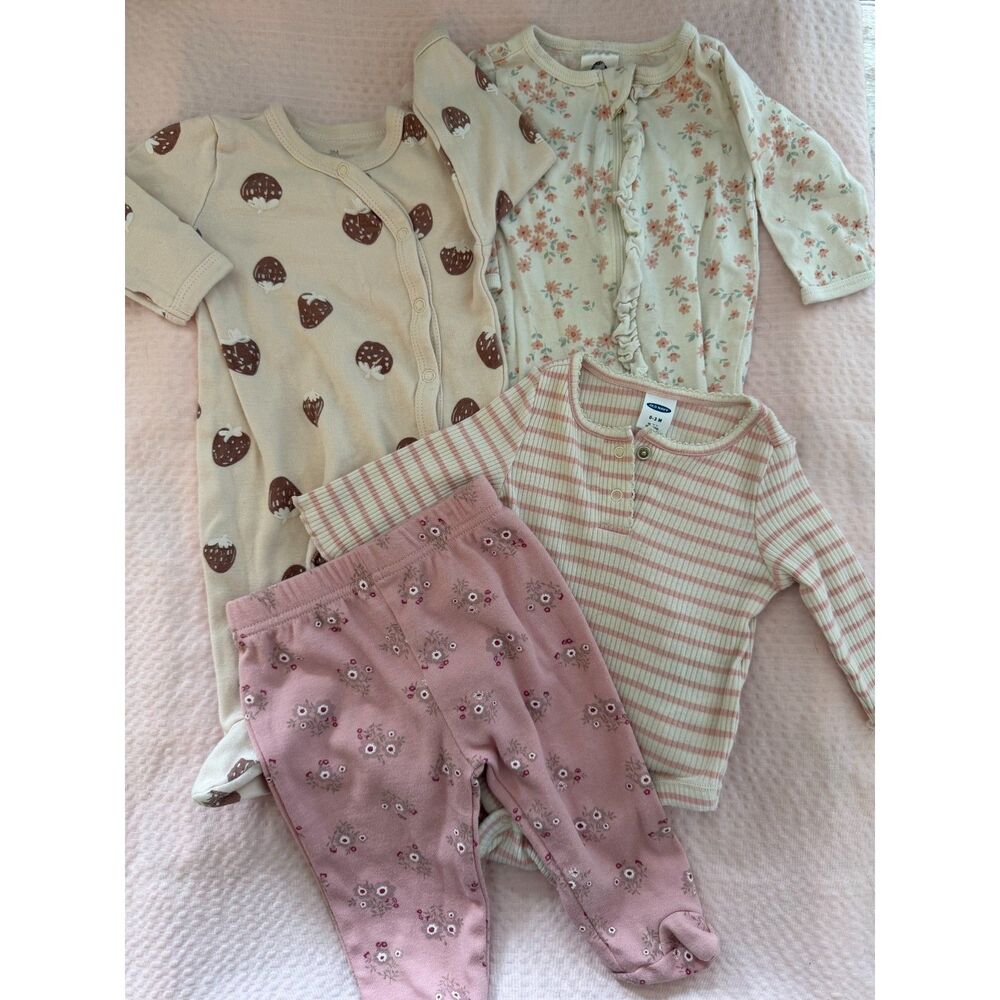 4-Piece Baby Sleeper & Outfit Bundle, 0-3 Months